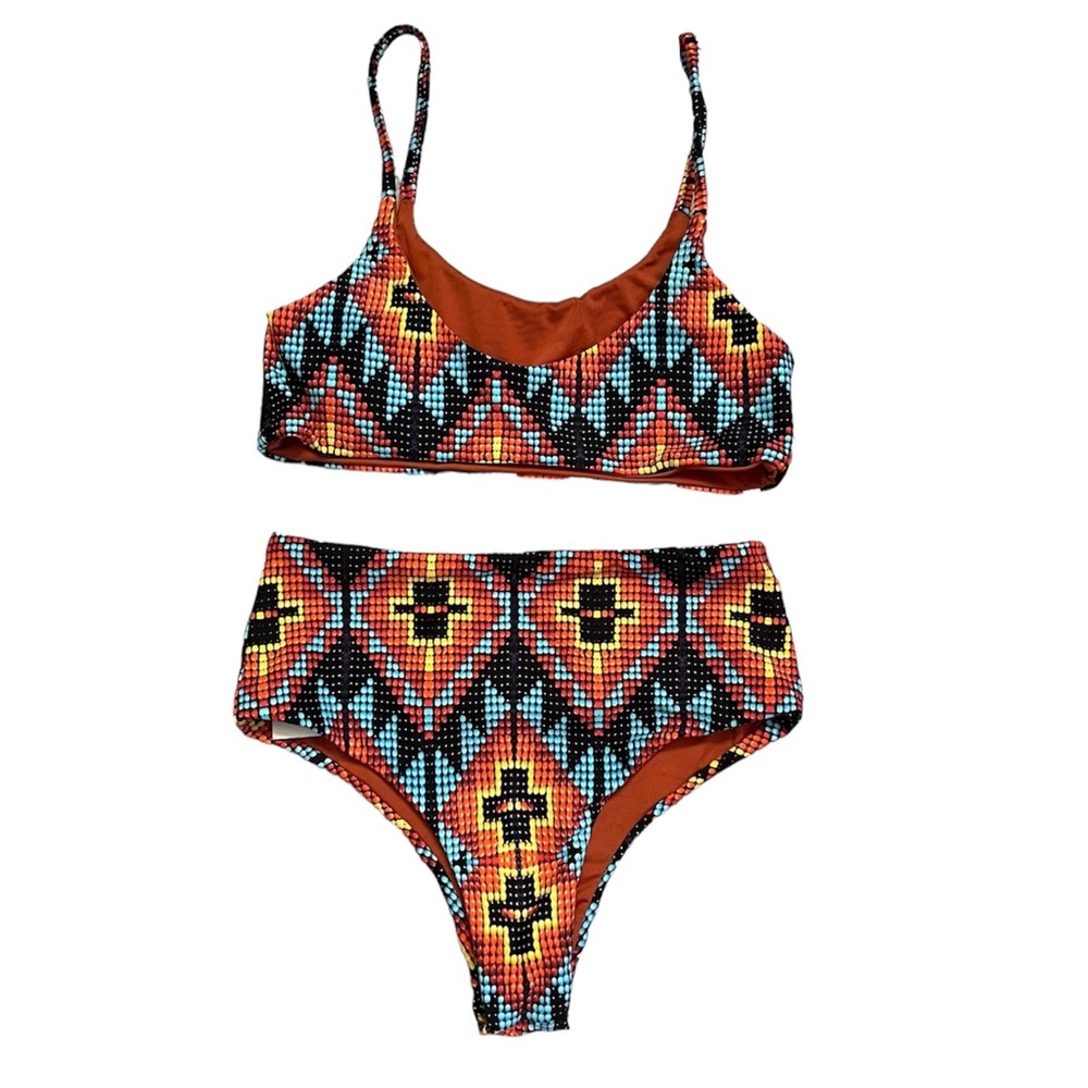 RIOBKN | NWT Printed Bikini Size S